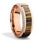 Rose Gold + Bocote + Diamonds