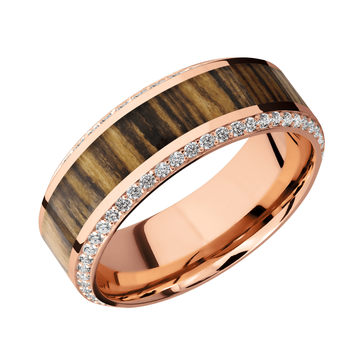 Rose Gold + Bocote + Diamonds