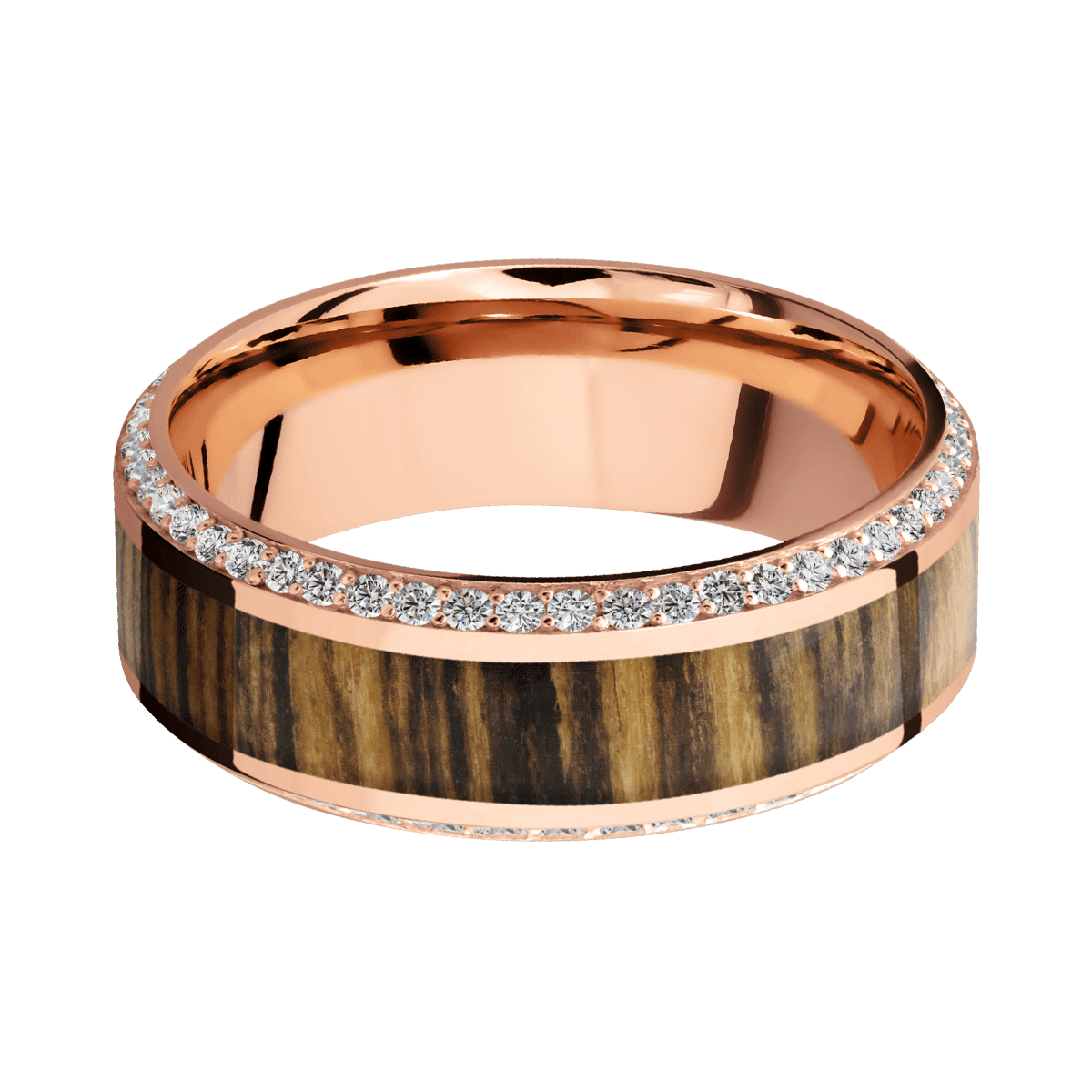 Rose Gold + Bocote + Diamonds