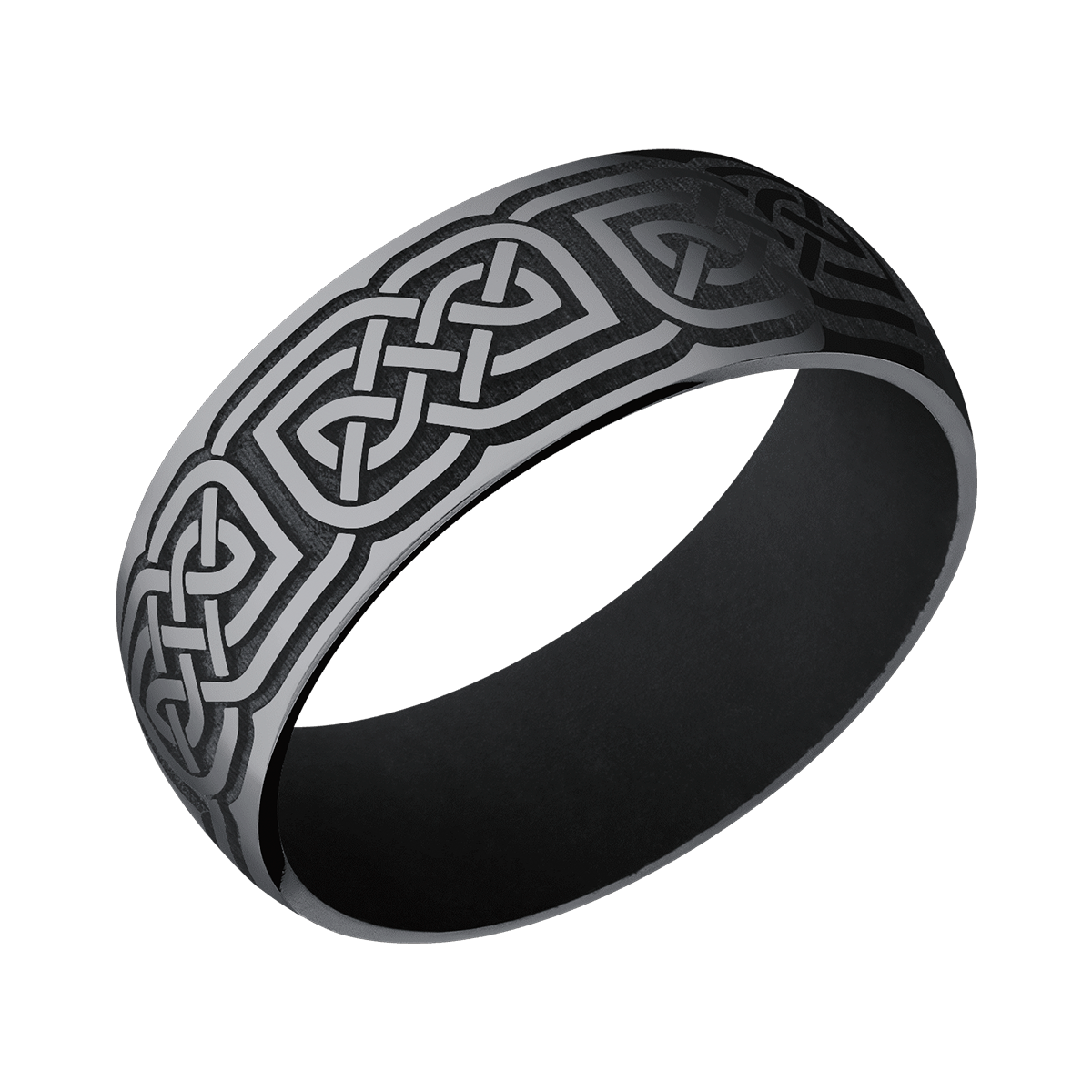 Tantalum + Celtic Pattern + Black Cerakote
