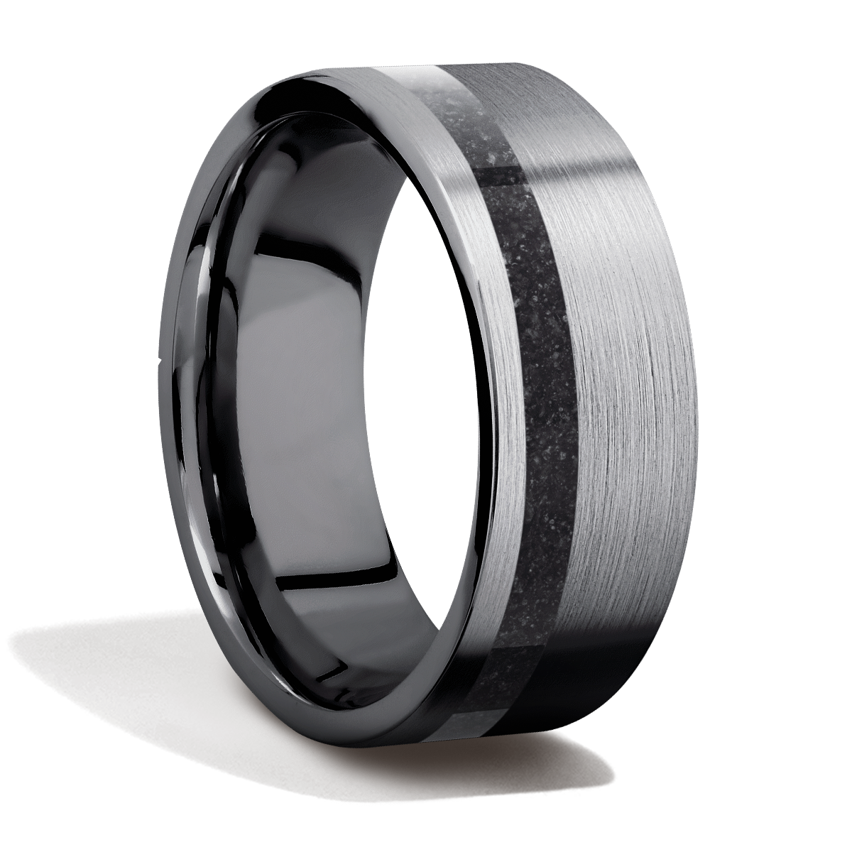Tantalum + Dinosaur Bone + Satin Finish