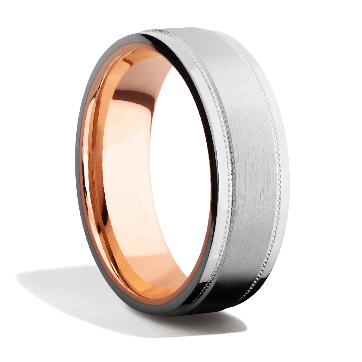 Titanium + Precious Metal + Satin Finish