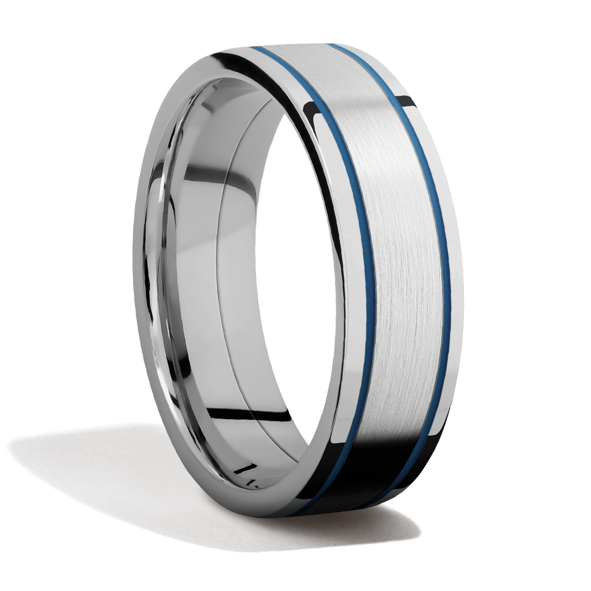 Handsome Titanium Cobalt Chrome Cerakote Mens Wedding or