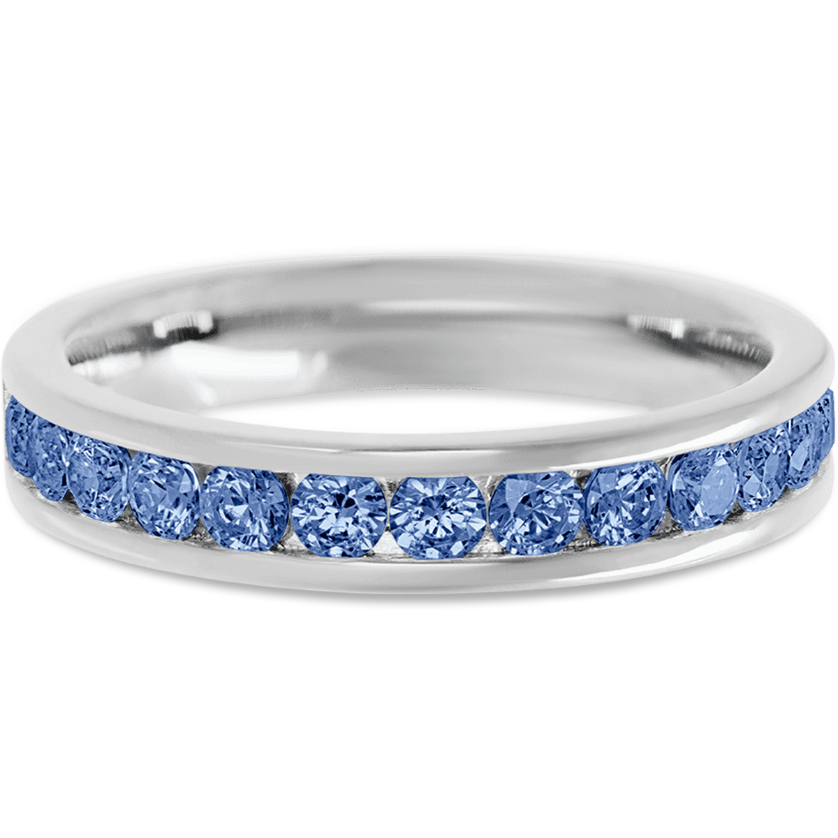 Bold White Gold + Colored Gemstones