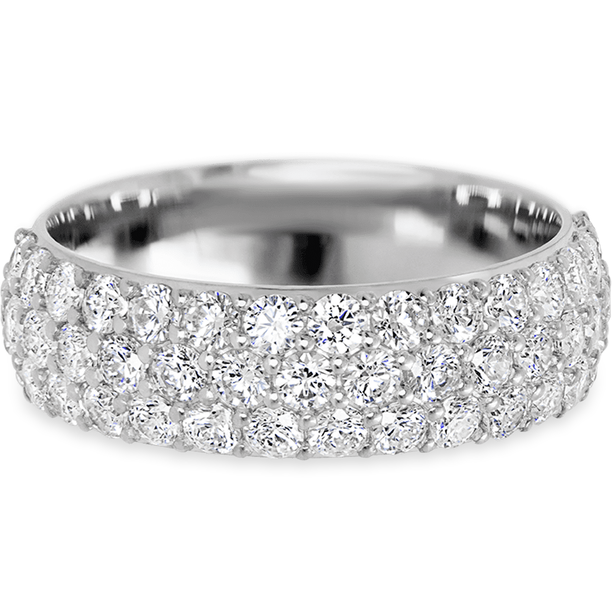 Stunning 14k White Gold + White Diamonds