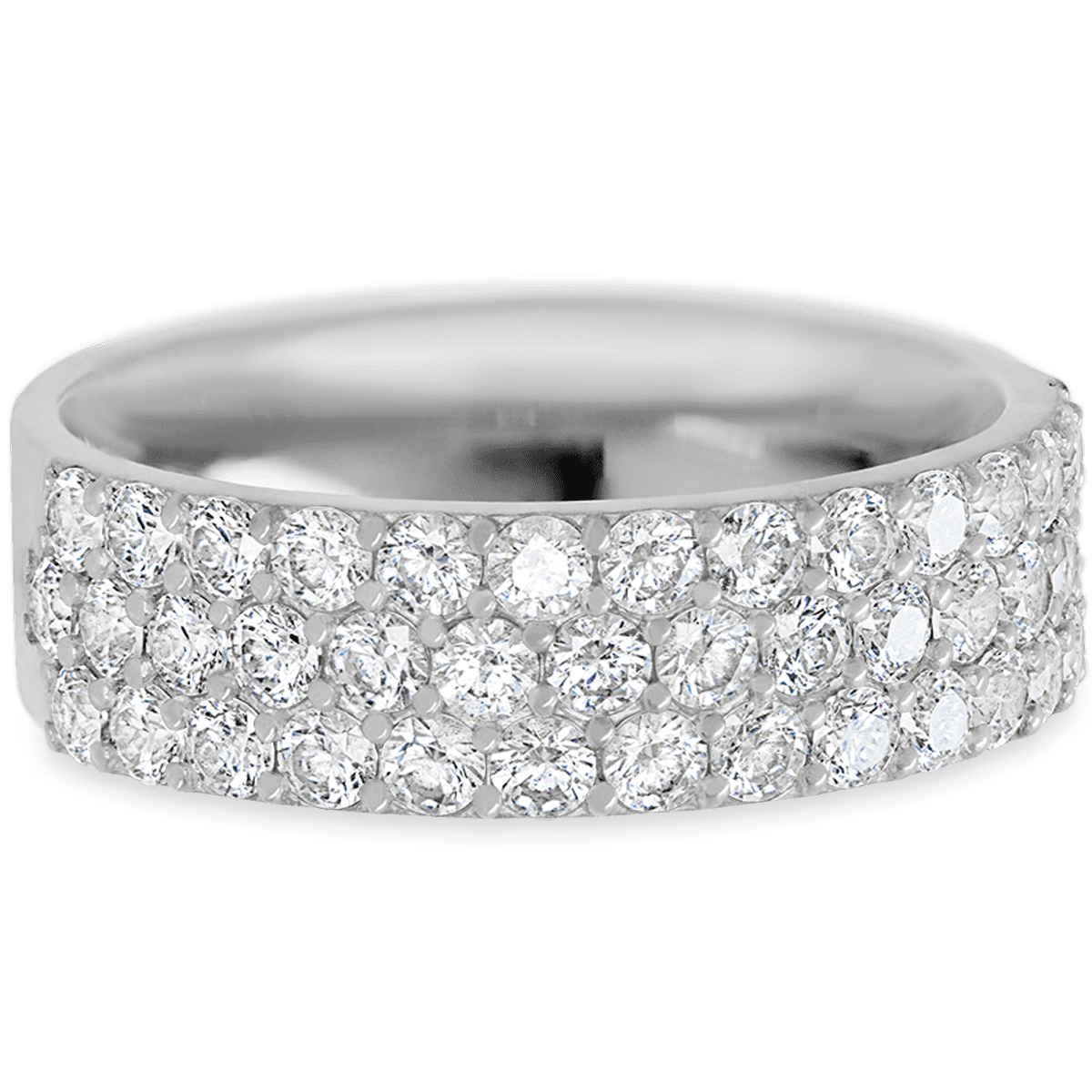 Dazzling 14k White Gold + White Diamonds