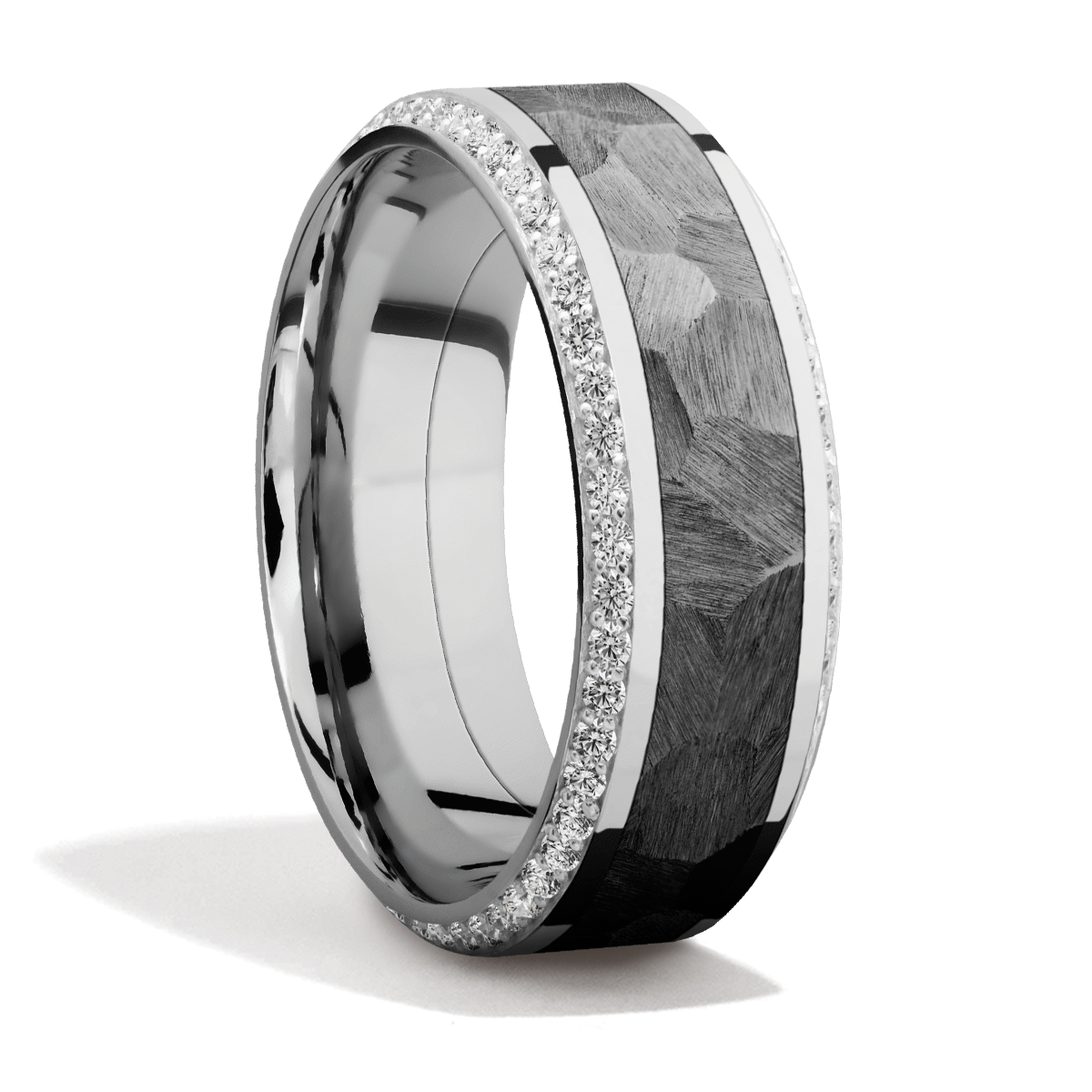 White Gold + Zirconium + Diamonds