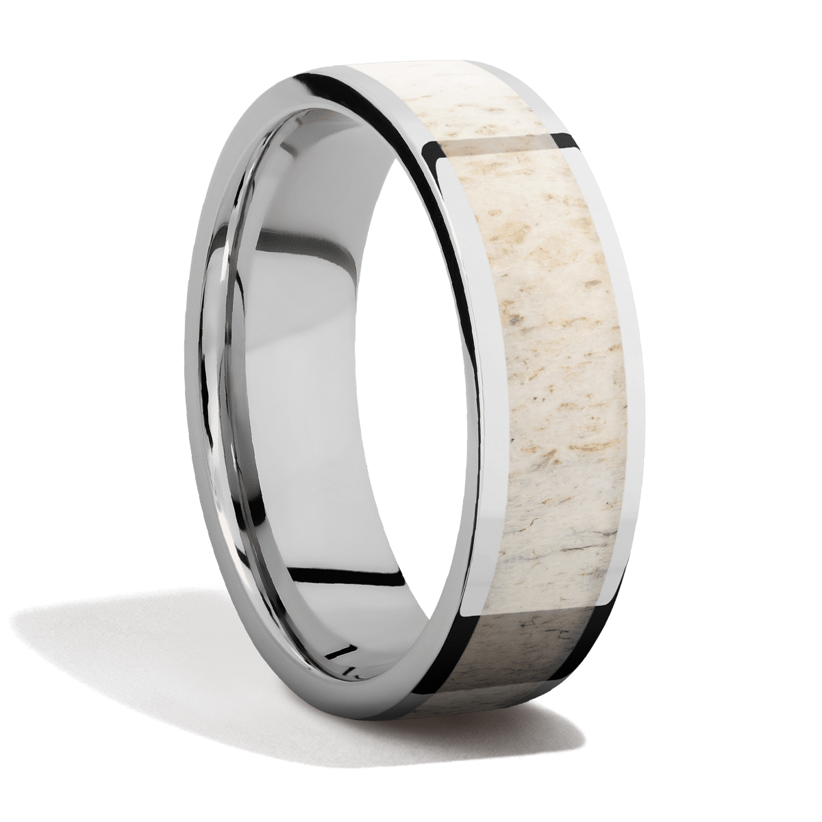 White Gold + Antler + Polish Finish