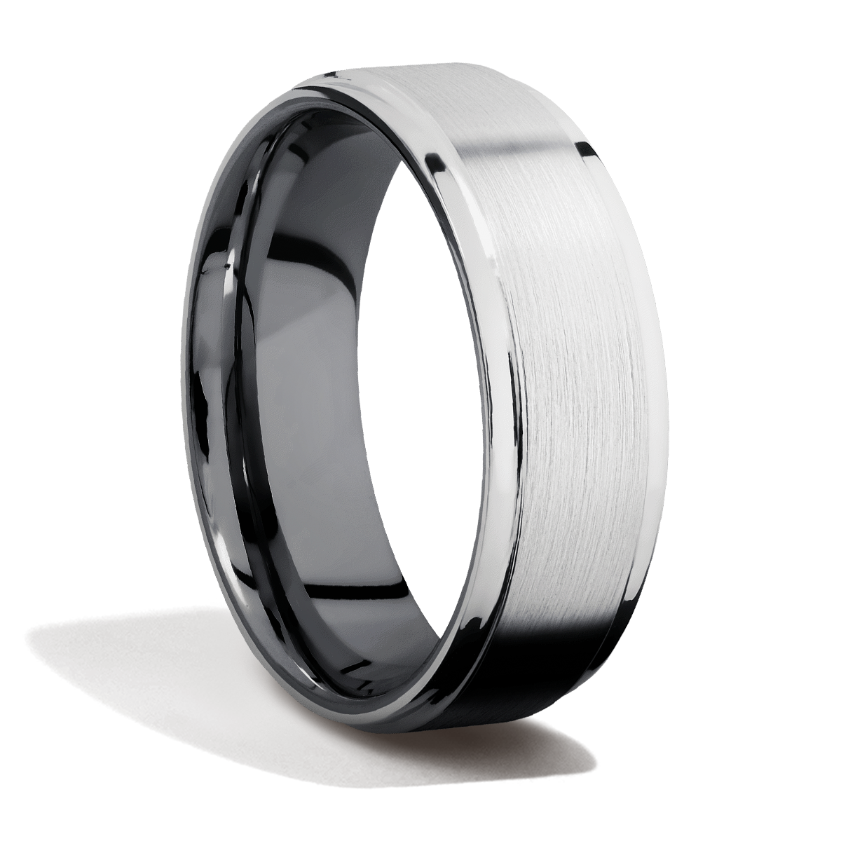 White Gold + Tantalum + Satin Finish