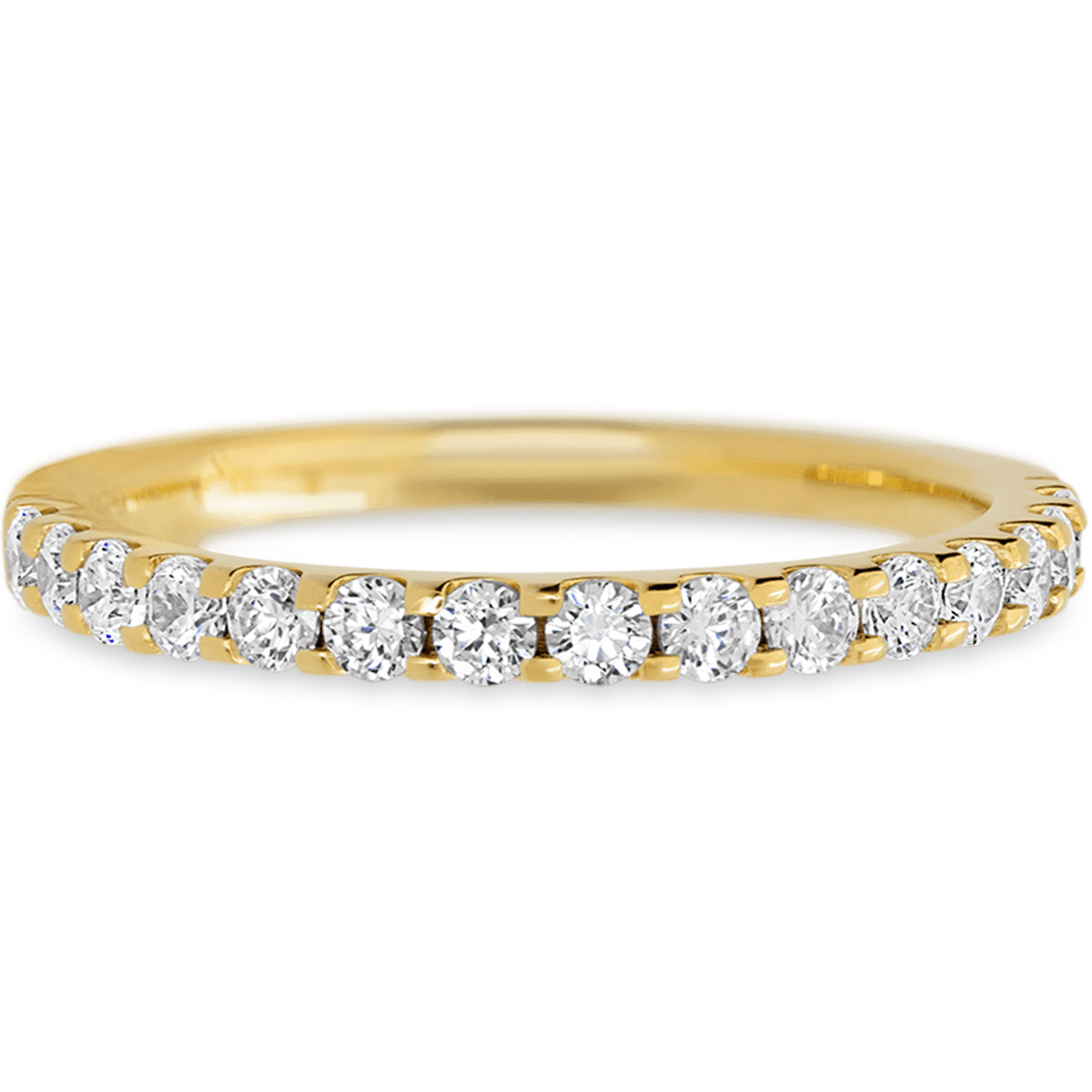 Eternity Yellow Gold + White Diamonds