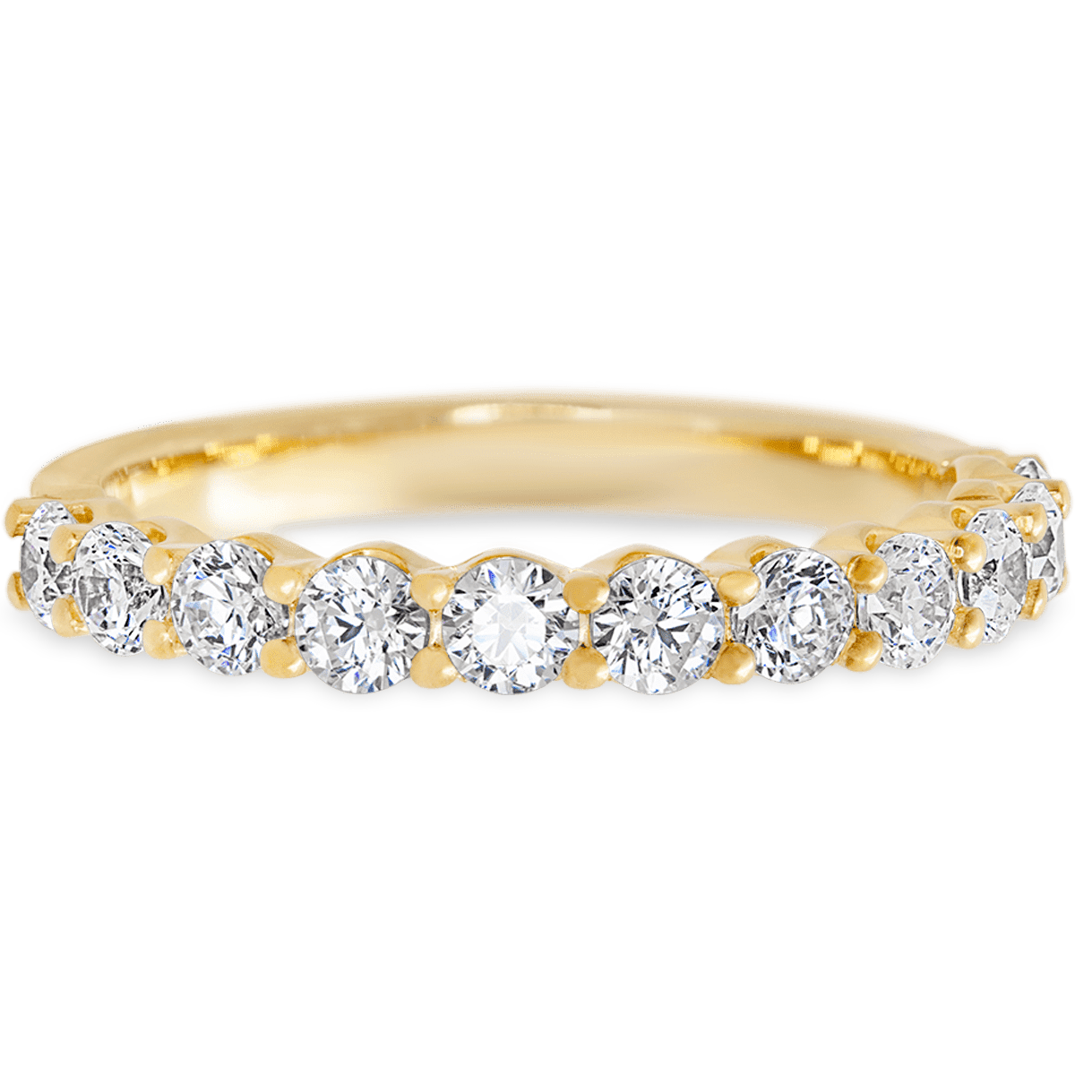 Dotted Yellow Gold + White Diamonds