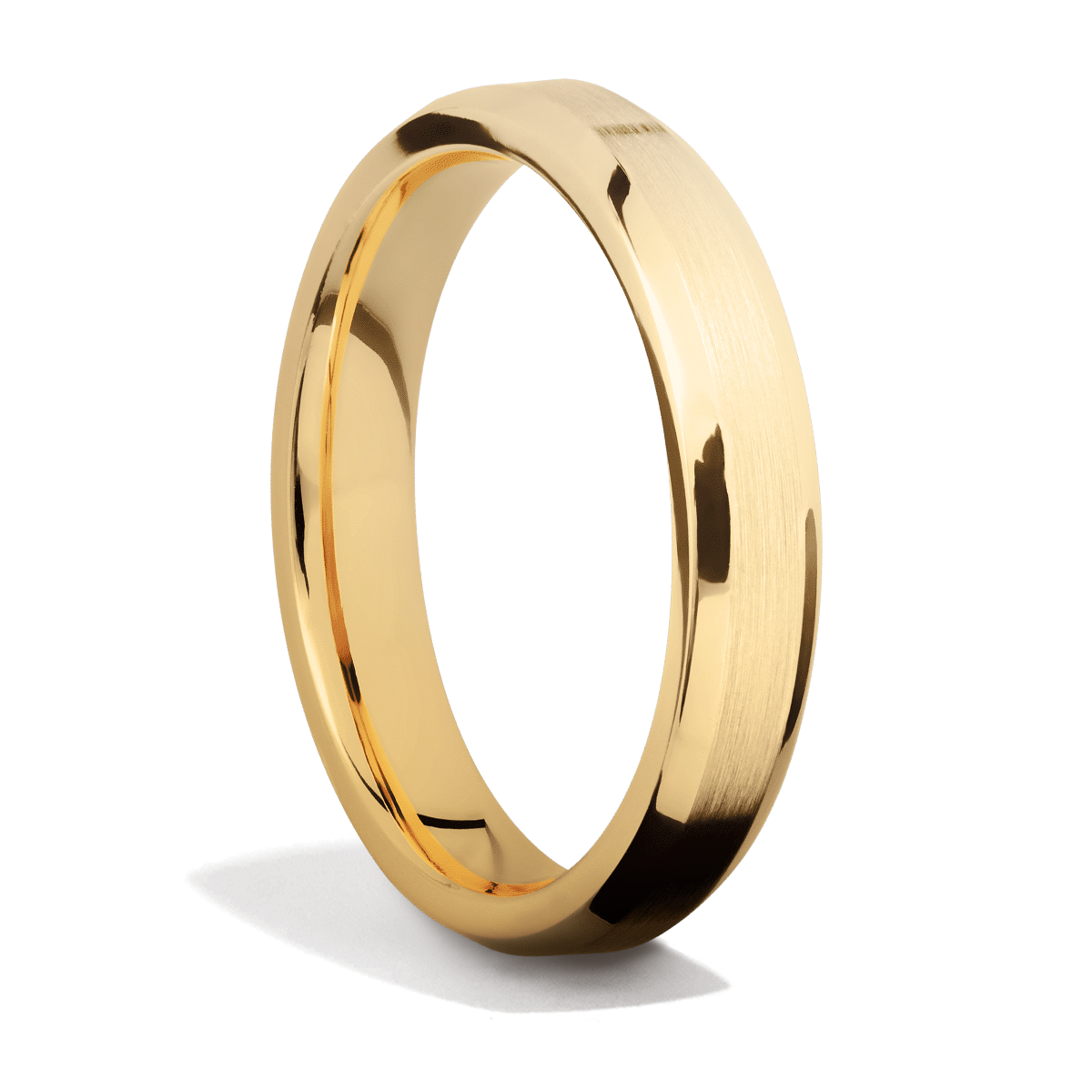 Yellow Gold + Satin Finish