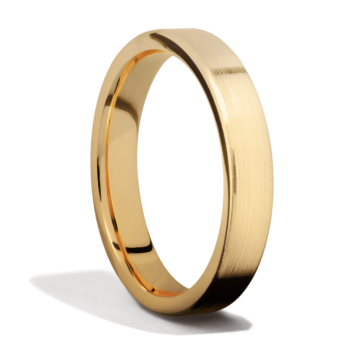 Yellow Gold + Satin Finish
