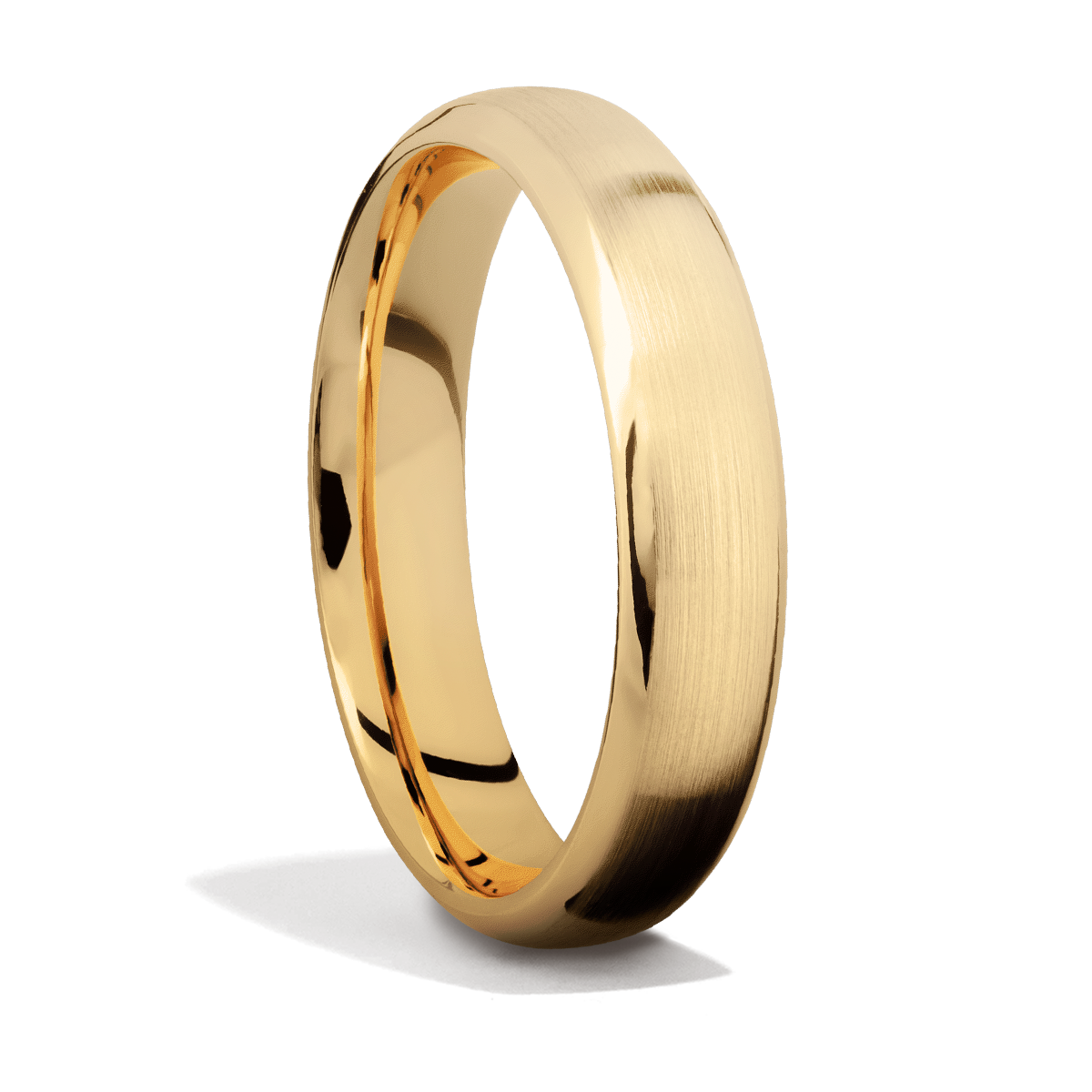 Yellow Gold + Satin Finish