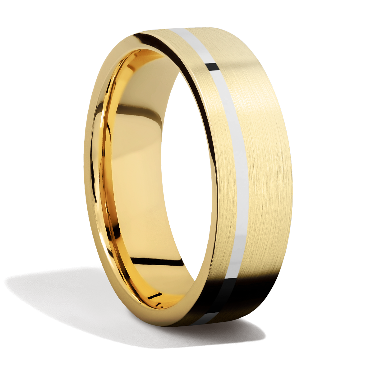 Yellow Gold + Precious Metal + Satin Finish