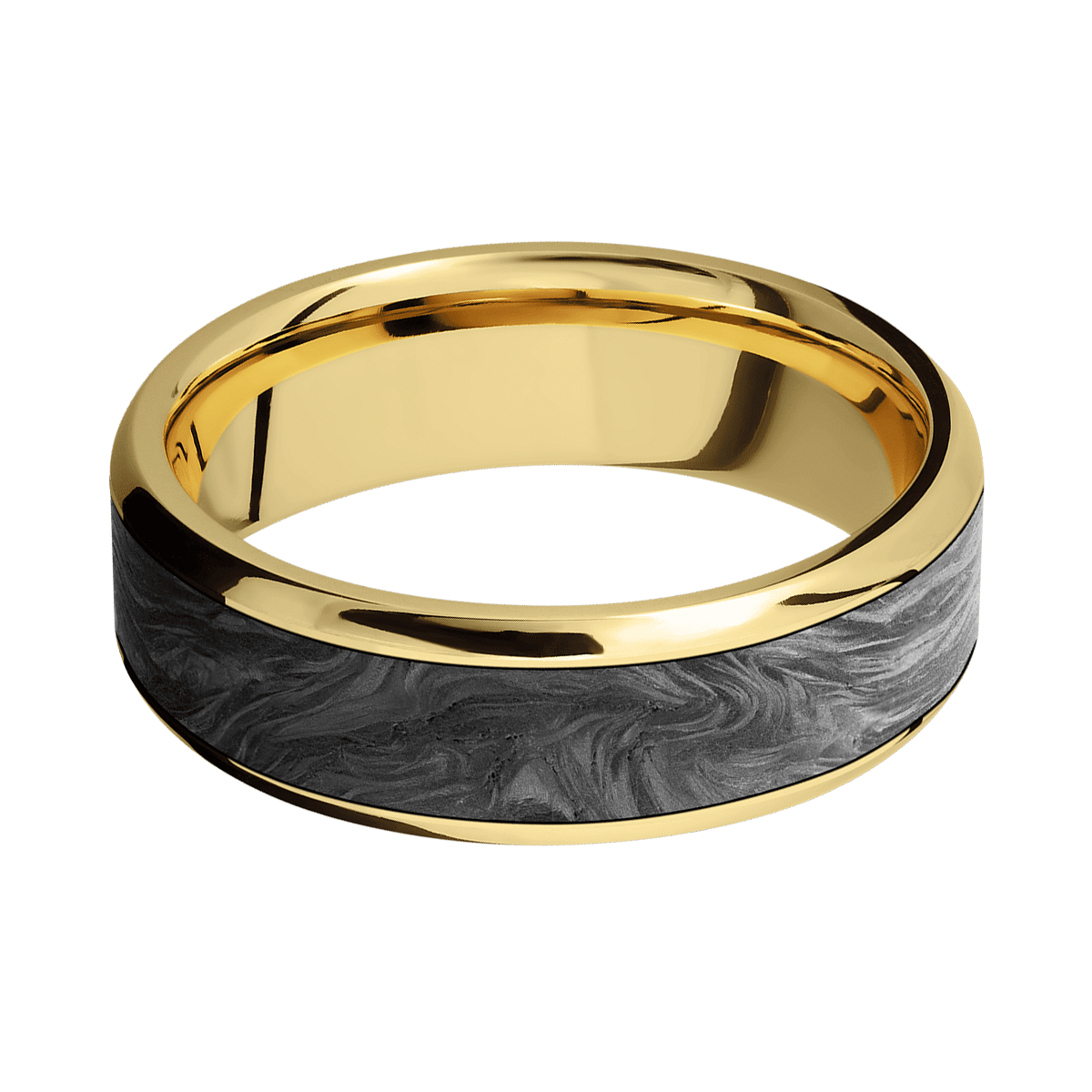 White gold carbon fiber 2025 wedding band