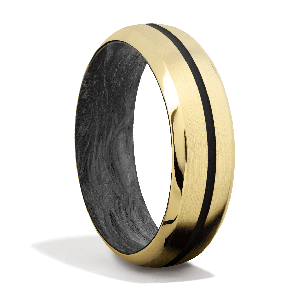 Yellow Gold + Cerakote + Forged Carbon Fiber