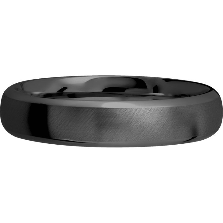 Zirconium + Angle Satin Finish Womens Wedding or Everyday Ring