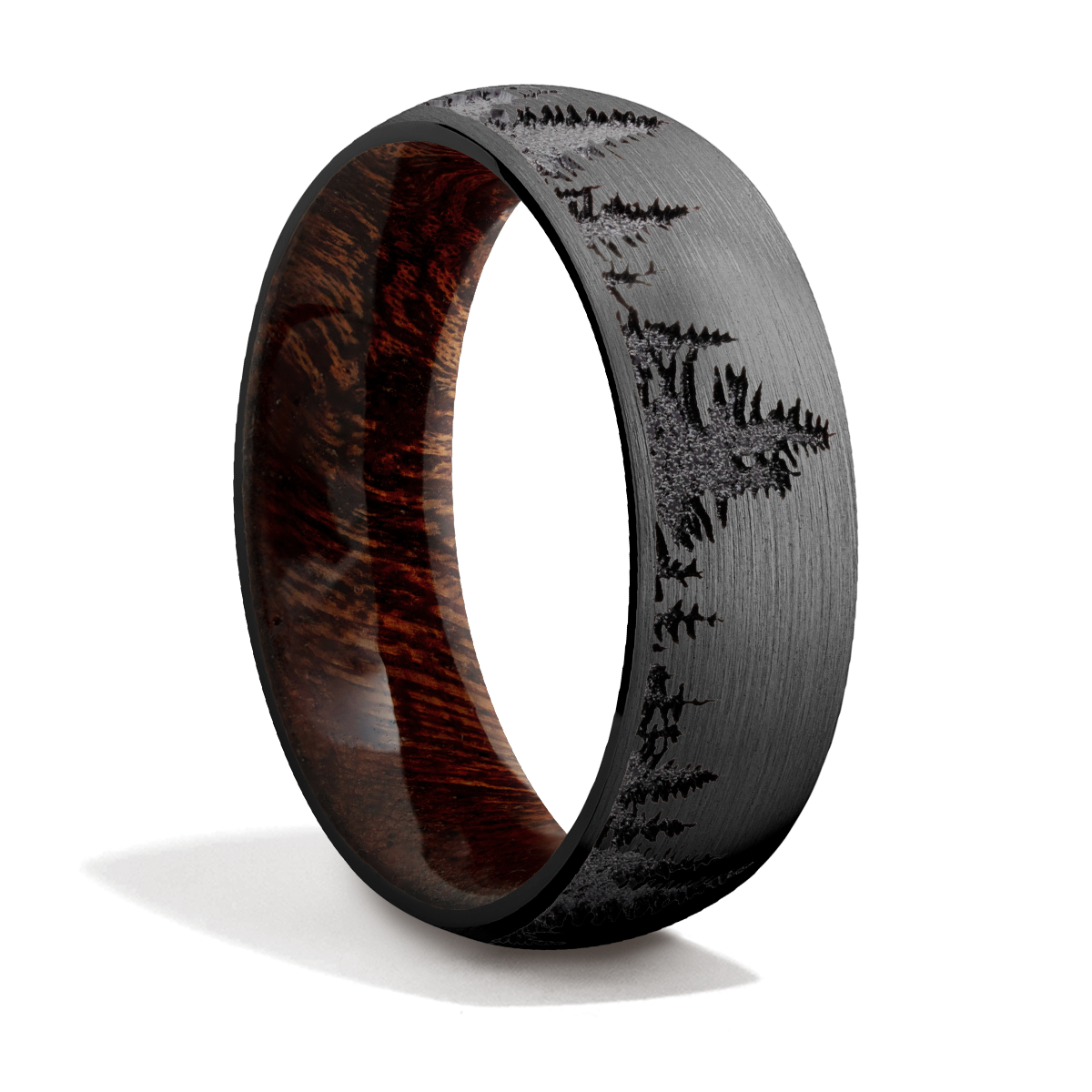 Handsome Zirconium Trees Laser Carving Hardwood Mens Wedding Or handsome-zirconium-trees-laser-carving-hardwood-mens-wedding-or