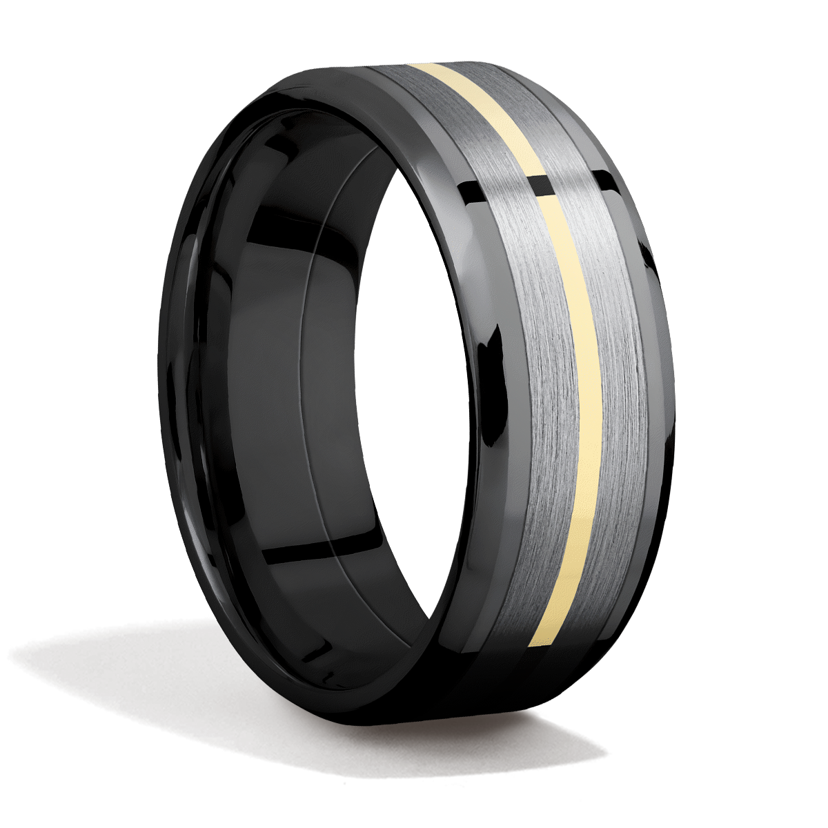 Zirconium + Tantalum + Yellow Gold